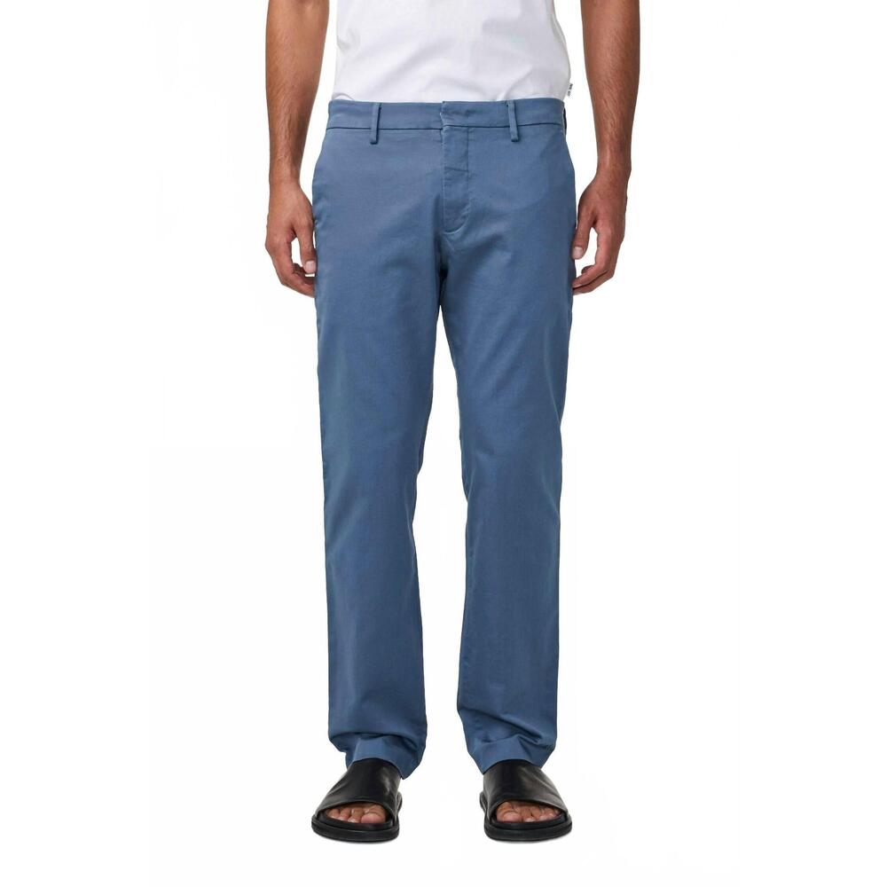 NEW NN07 theo slim tailored chino pants in bering sea